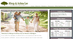 Desktop Screenshot of allergyasthmagrandrapids.com